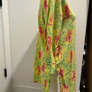 Gretchen Scott cotton tunic or beach coverup. Medium